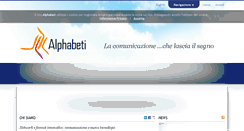 Desktop Screenshot of alphabeti.it